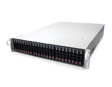2HE Intel Dual-CPU RI2224-SMXS Server (vSAN) - Serveransicht