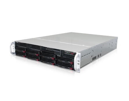 2U AMD single-CPU RA1208-SMEP server - Server view